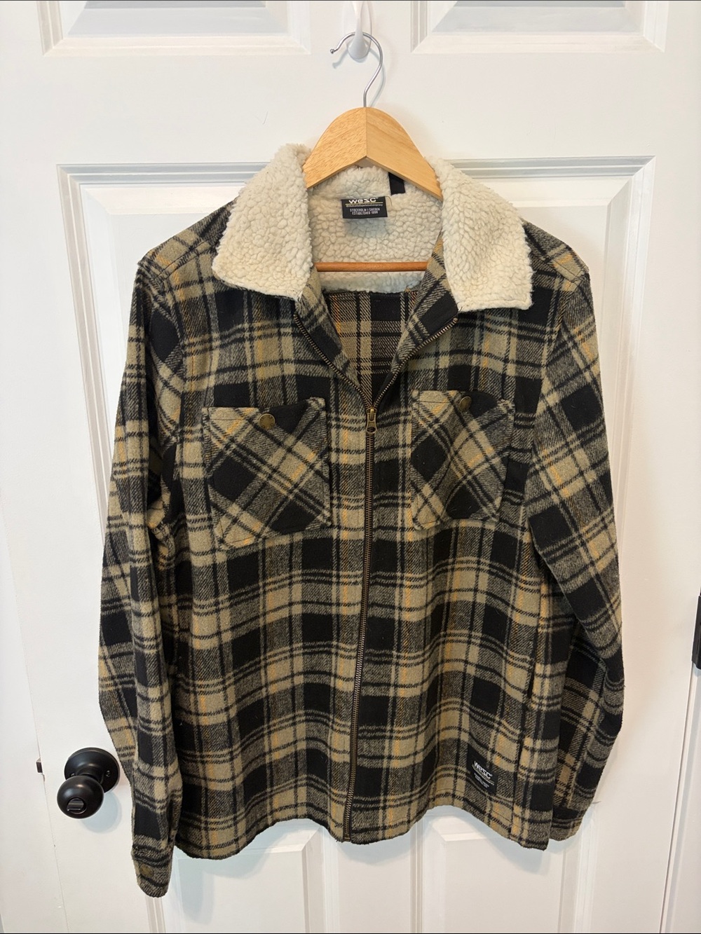 WeSC Plaid Liam Jacket Flannel Unisex Shirt Jacket